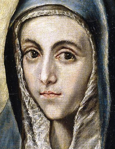 The Virgin Mary gemalt von El Greco