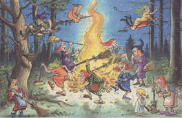 Hexen in der Walpurgisnacht - Bildrätsel