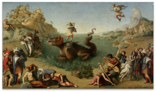 Seengeheuer Ketos von Piero di Cosimos